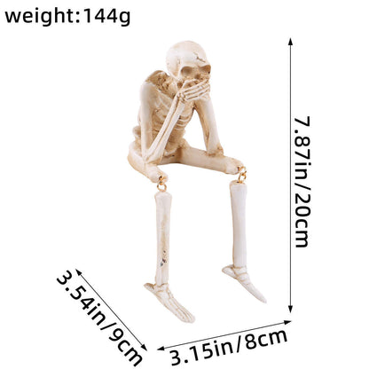 Halloween Skeleton Ornaments (Set of 3)