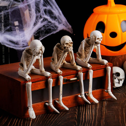 Halloween Skeleton Ornaments (Set of 3)